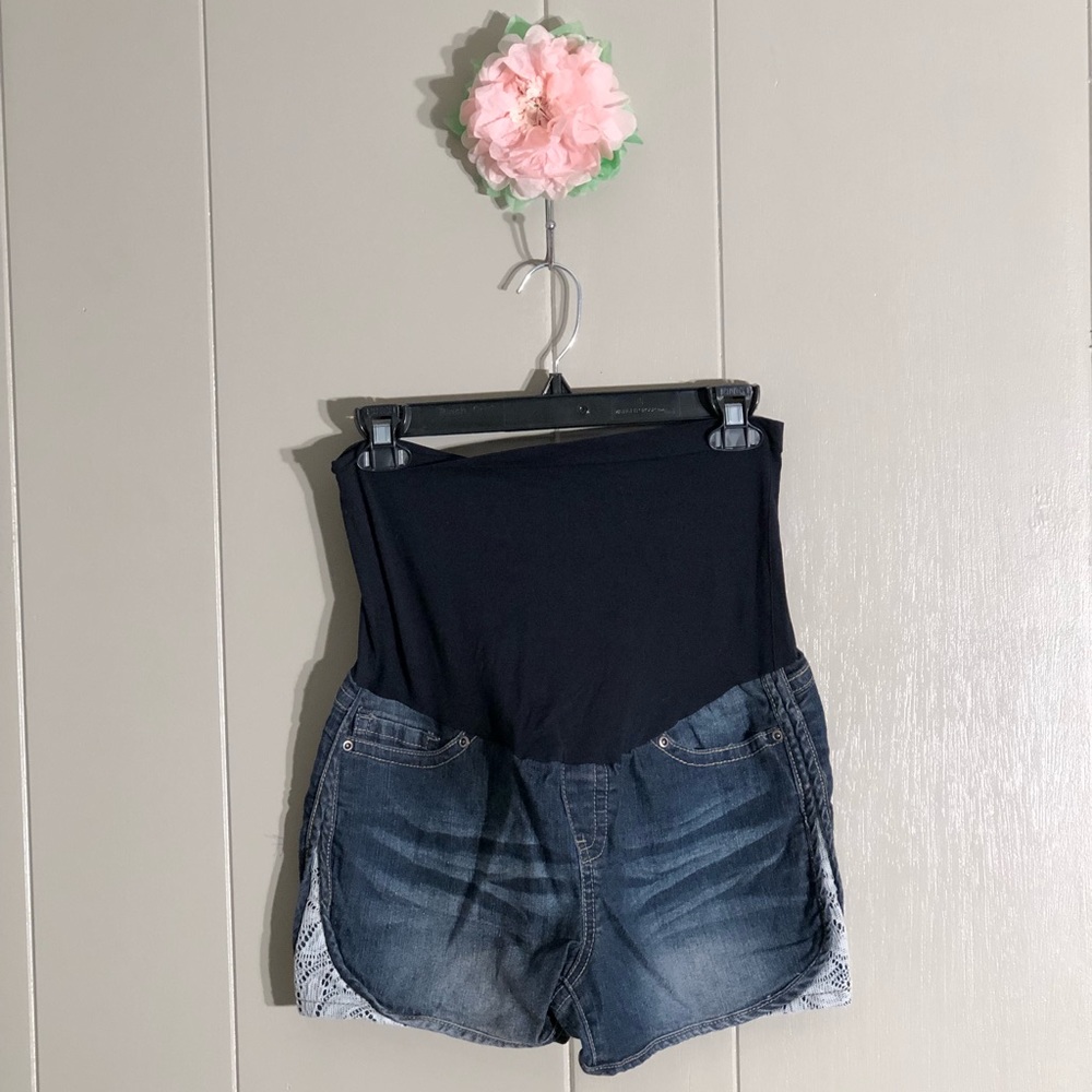 Maternity Jean shorts